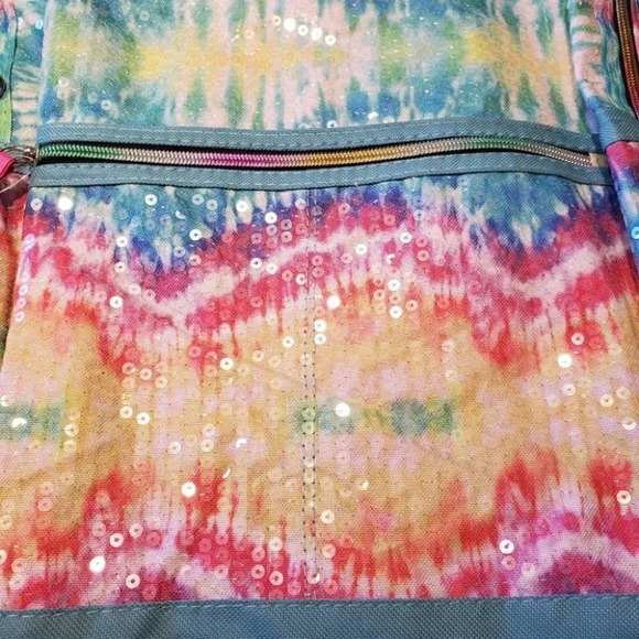 NWT Wonder Nation Girl Tie Dye Sequin Backpack - Picture 8 of 8
